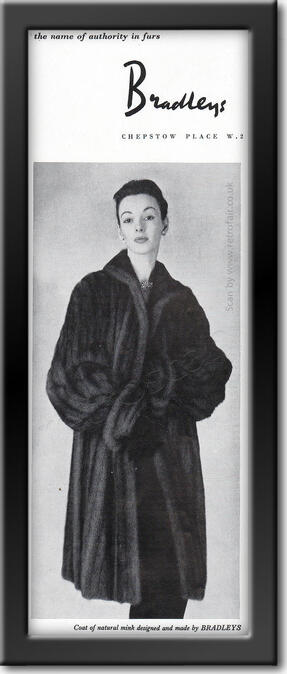 1952 Bradley Furs Mink Coat