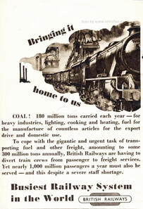 1952 British Rail vintage ad