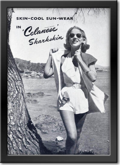 vintage 1952 Celanese advert