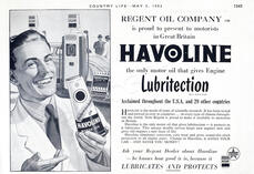 vintage 1952 Havoline advert