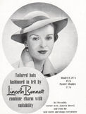 1952 Lincoln Bennett - vintage ad