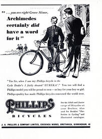 1952 Phillips Bicycles ad