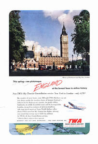 1952 TWA London - unframed