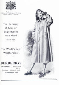 1953 Burberry advert