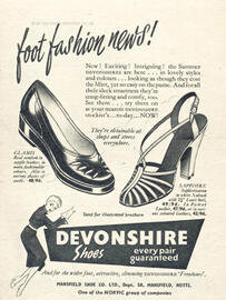 1953 Devonshire Shoes - unframed