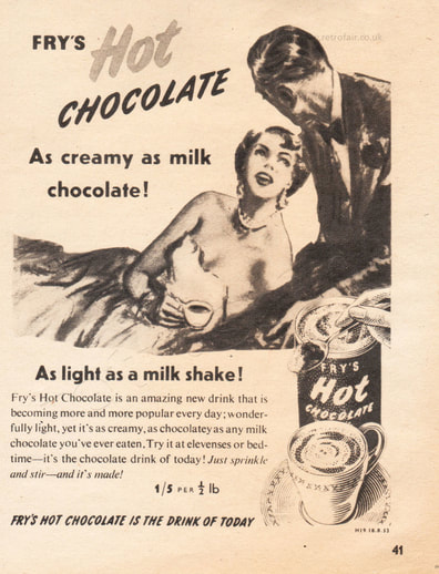 1953 Fry's Hot Chocolate - vintage magazine ad