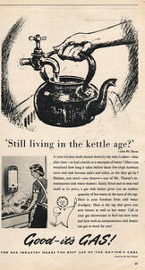 1952 Gas Council vintage ad