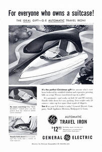 1953 GEC Travel Iron vintage ad