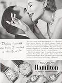 1953 ​Hamilton Watches vintage ad