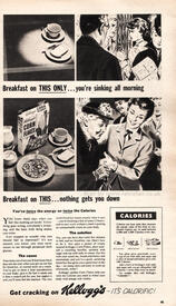 1953 Kellog's Corn Flakes vintage ad