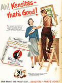 1953 Kensitas  - vintage ad