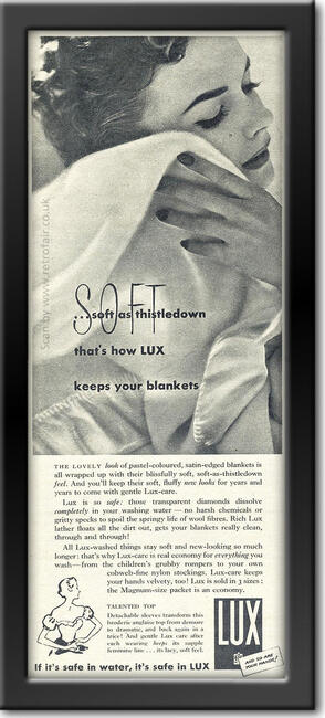 1953 vintage Lux  detergent