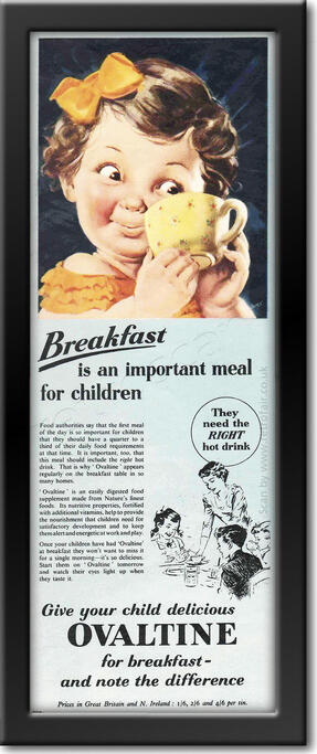 1953 vintage Ovaltine ad