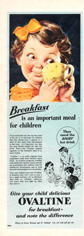 1953 Ovaltine  vintage ad
