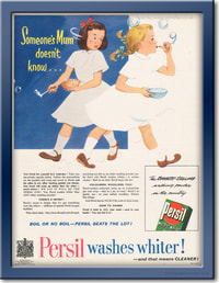 1953 Persil Washing Powder - framed preview retro