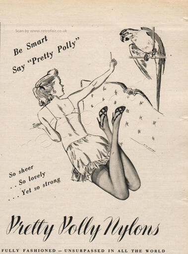 1953 Pretty Polly  Vintage Ad