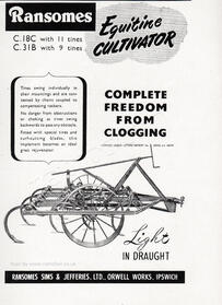 1953 Ransomes Cultivator advert 
