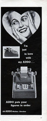 1954 Addo Adding Machines