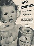 1954 Andrex - vintage ad