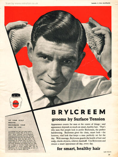 Brylcreem vintage advert