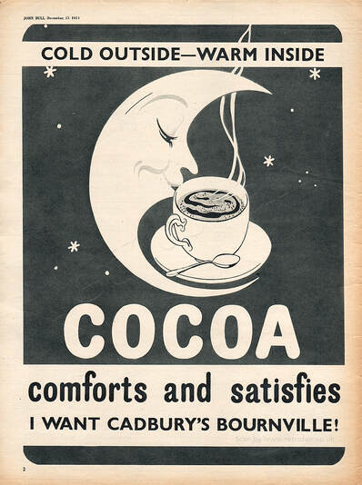 1954 Cadbury's Cocoa - unframed vintage ad