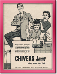 1954 Chivers Jams - vintage magazine ad