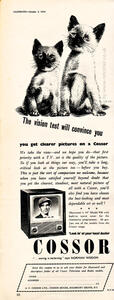 1954 Cossor Televisions ad