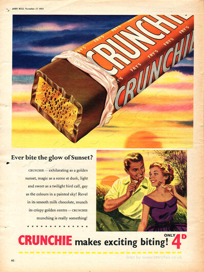 1955 vintage Crunchie ad