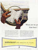 1954 Dunlop vintage ad