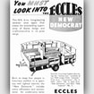 1954 Eccles Caravans - vintage ad