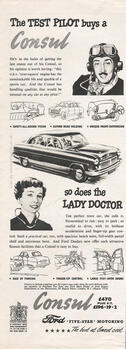 1954 Ford Consul vintage ad