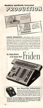 1954 Friden Adding Machines