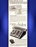 1954 Friden Adding Machines