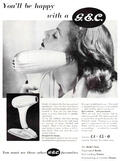1954 GEC Hairdryer - vintage ad