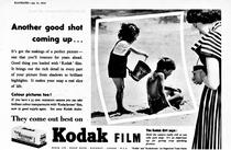 1954 vintage Kodak Film advert
