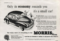 1954 vintage Morris advert