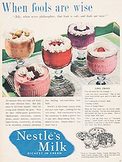 1954 ​Nestlés Milk - vintage ad