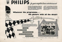 1954 vintage Philips Home Entertainment advert