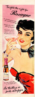1954 Rosayne Pink Champagne 