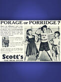 1954 Scott's Porage Oats - vintage ad