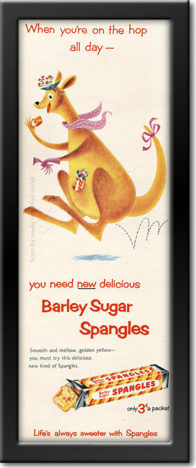 retro Barley Sugar Spangles advert