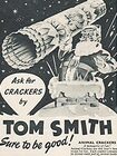 1954 Tom Smith crackers - vintage ad