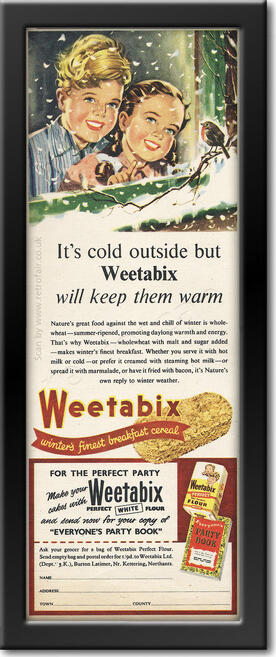 vintage 1954 Weetabix 