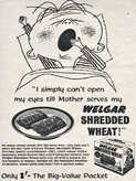 1953 Welgar Shredded Wheat vintage ad