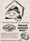 1954 Welgar Shredded Wheat - vintage ad