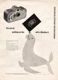 1954 Zeiss Cameras vintage ad