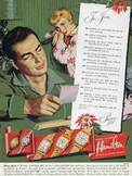 1951 Hamilton Watches - To Jim  Vintage Ad