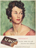 1955 Aero Chocolate - vintage ad