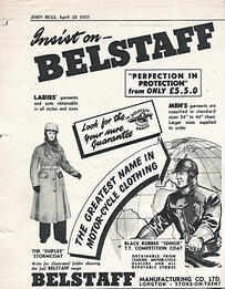 1955 Belstaff Clothing vintage ad