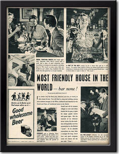 1955 Brewer's Society - framed preview retro